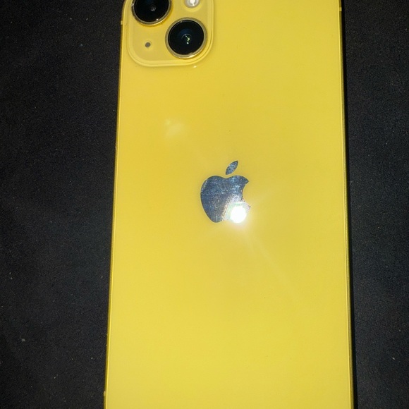Apple iPhone in Bright Yellow